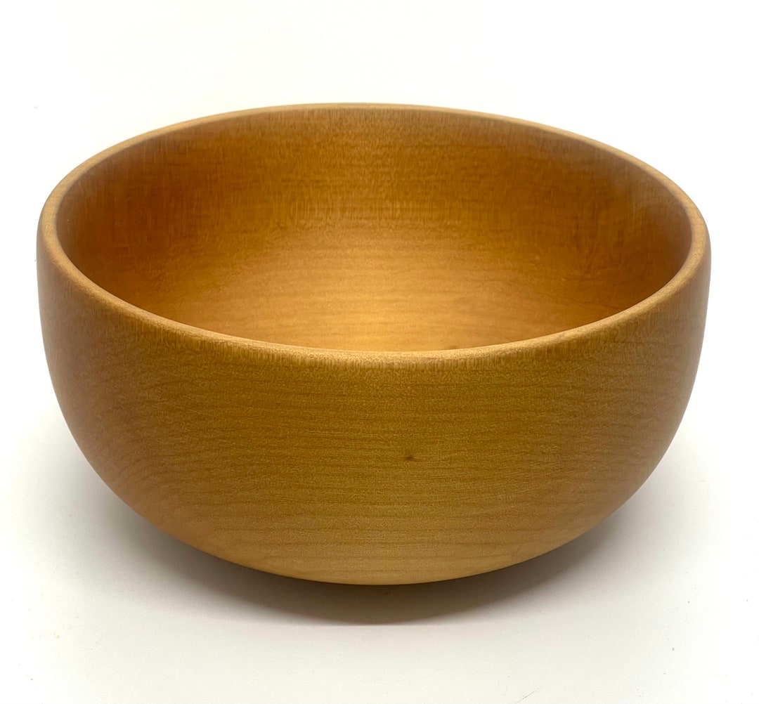 Vintage Kauri Wood Timber Bowl Serving Salad Fruit NZ New Etsy