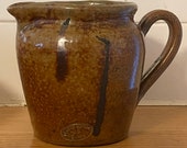 Bendigo Pottery Large Gravy Jug N.B. Noel Bailey Epsom Salt Glaze 1968-1973 era