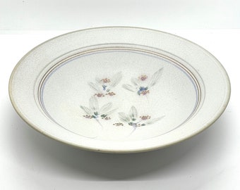 Australian Studio Pottery Shallow Bowl Por el ceramista Wayne Alty 1986 Detalle de oro vintage