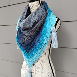 Handmade Crochet Shawl | Cozy Autumn Scarf | Multicolor Scarf | Warm Winter Shawl | Boho Shawl