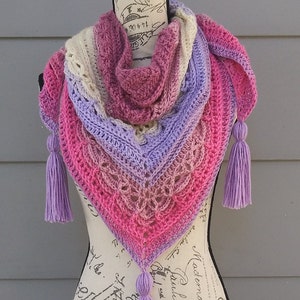 Handmade Crochet Shawl | Cozy Autumn Scarf | Multicolor Scarf | Warm Winter Shawl | Boho Shawl