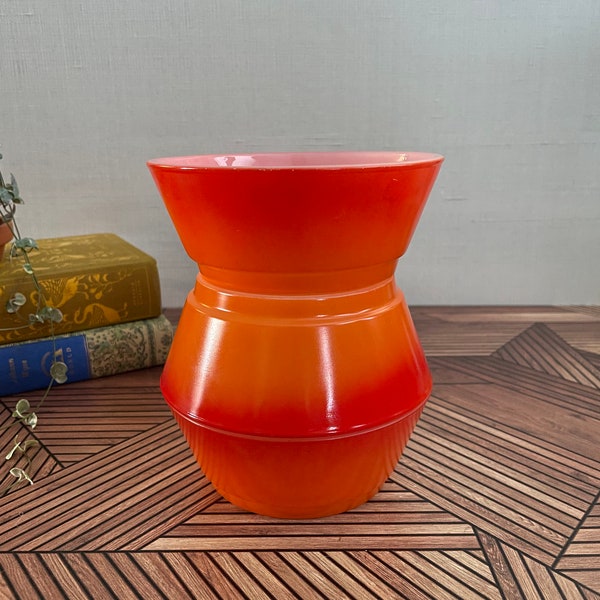 Atomic orange Fire King bowls *TWO BOWLS*