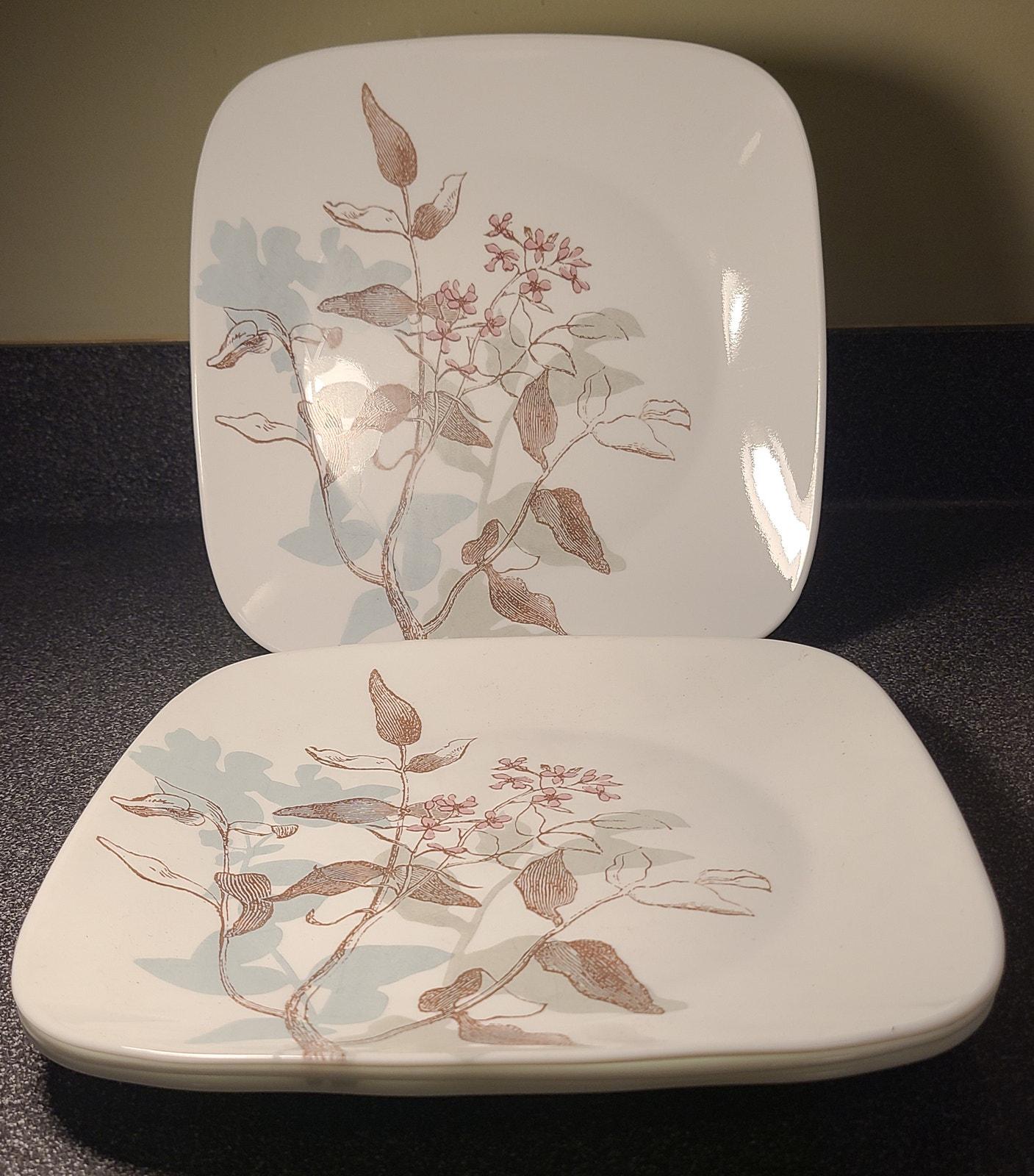 Ceramic Dinnerware Corelle Lia Square Set Corelle Kyoto Leaves