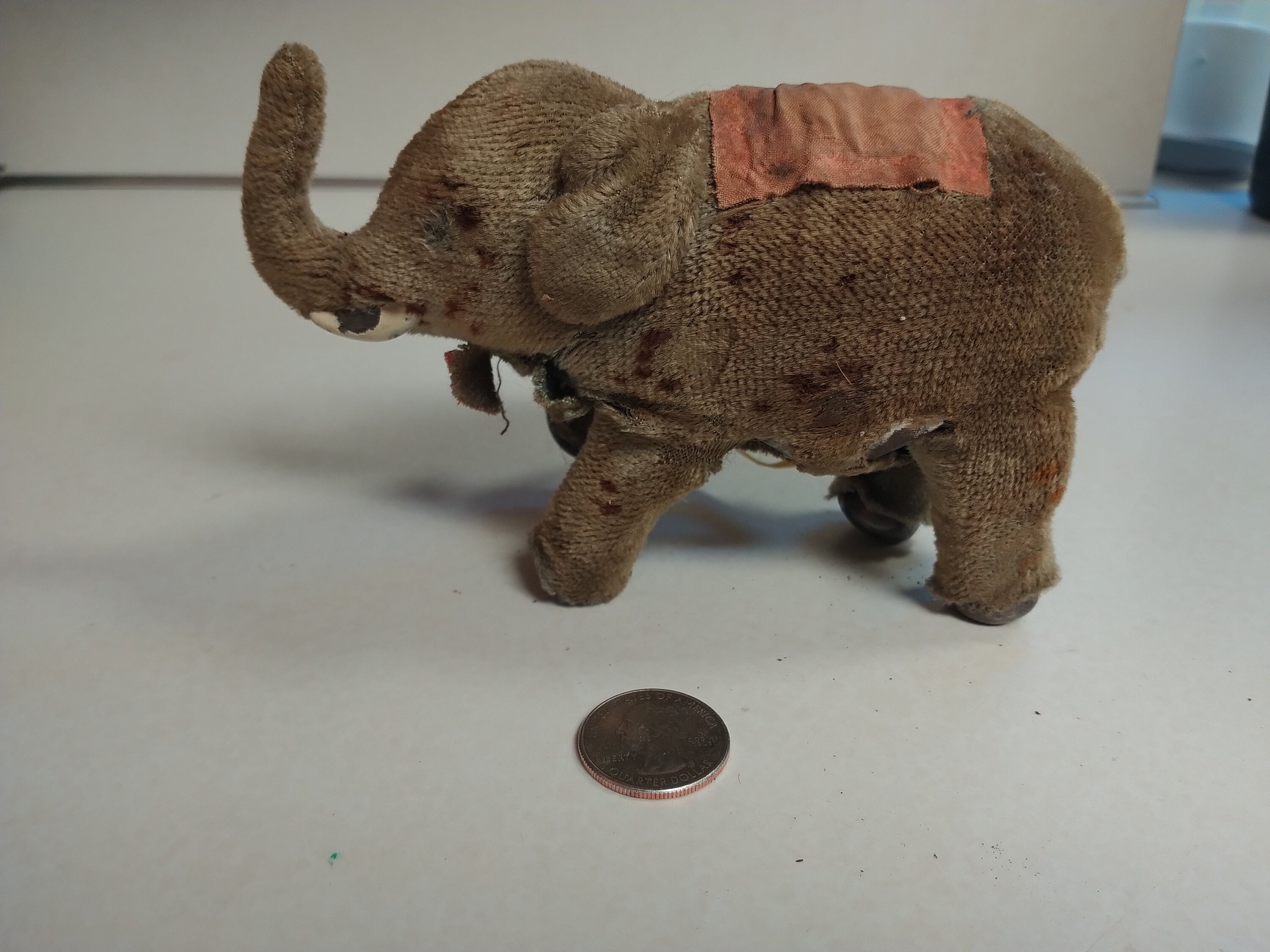 Circa 1930s Mechanical Key WindUp Toy Elephant Original Etsy