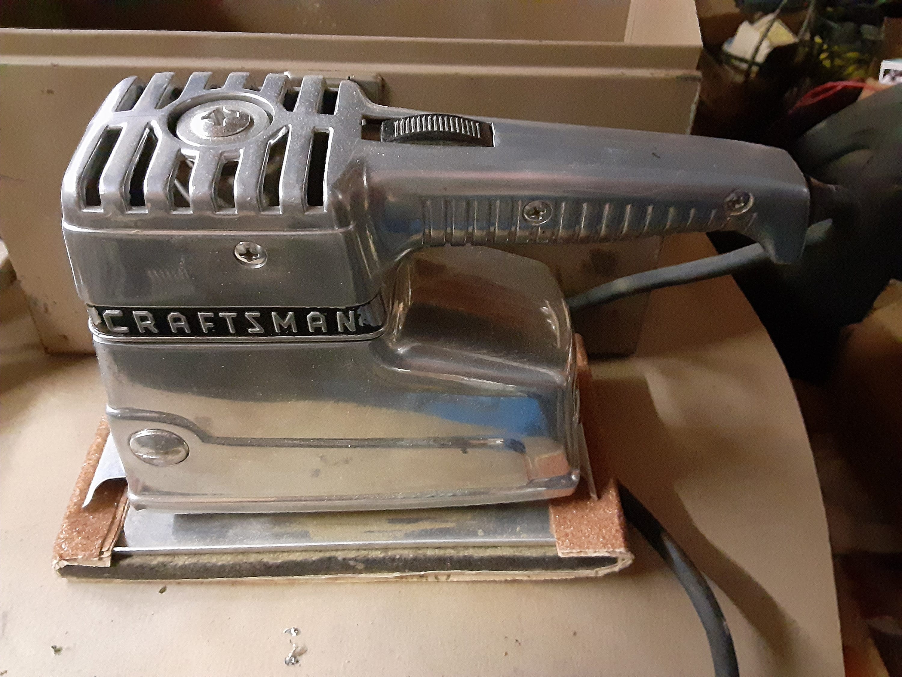 Vintage Sears Craftsman Sander 110.7680 with metal box Etsy