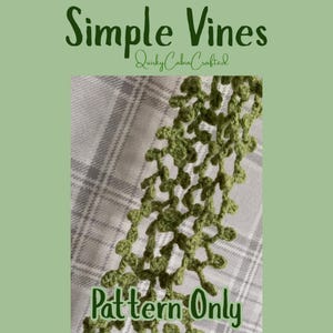 Simple Vines Crochet Pattern