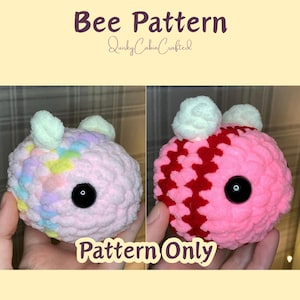 Bee Crochet Pattern {No sew!}
