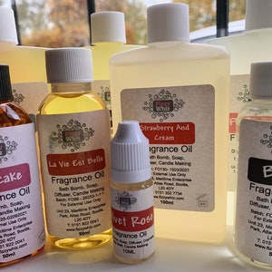 Bundle of fragrance oils
