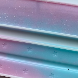 Baby pink and blue incense holders