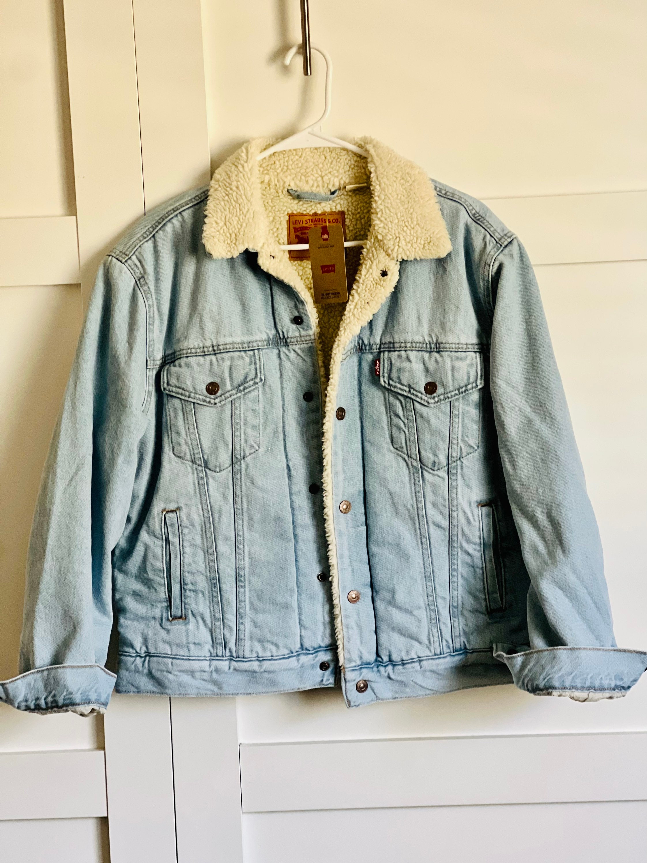 Levis Sherpa Southwestern Wool Jean Jacket - Etsy