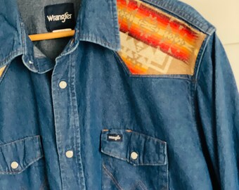 Vintage Wrangler Southwestern Workshirt 
