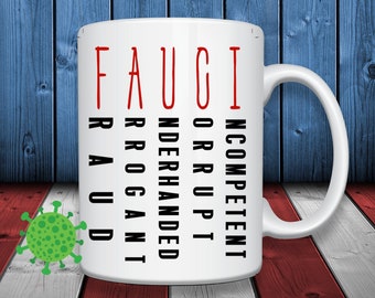 Fauci Is A Fraud Coffee Mug | Gift for Patriots