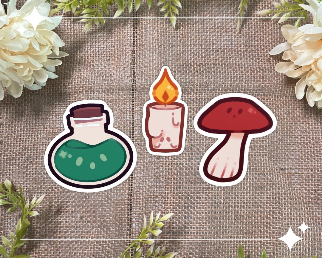 Vinyl Sticker Pack Fantasy RPG Inventory Items - Etsy
