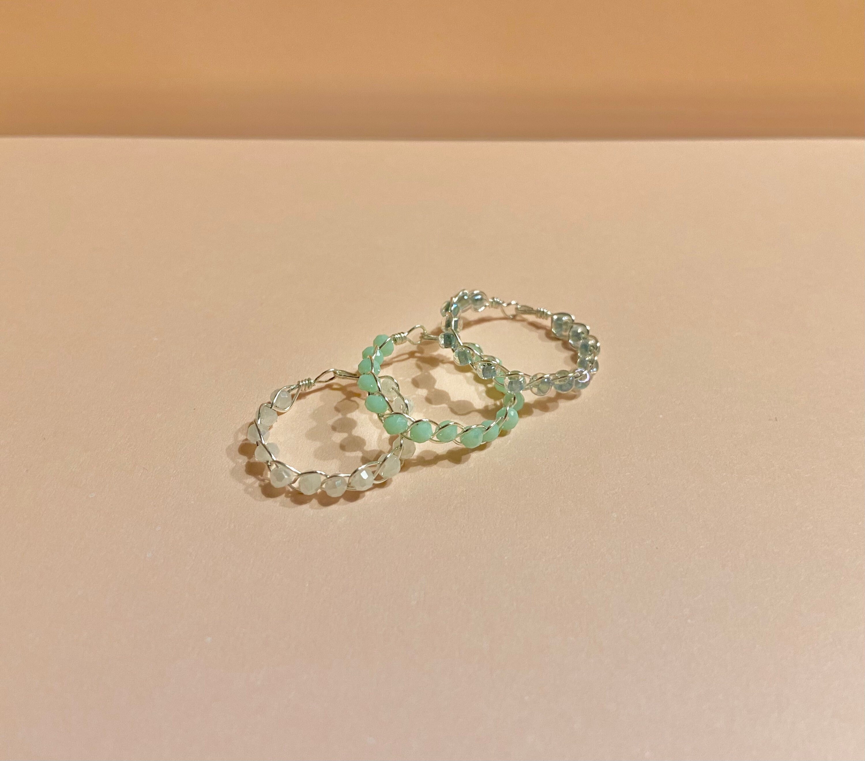 Braided Wire Bead Rings 2mm Braided Bead Rings Wire Wrap Etsy