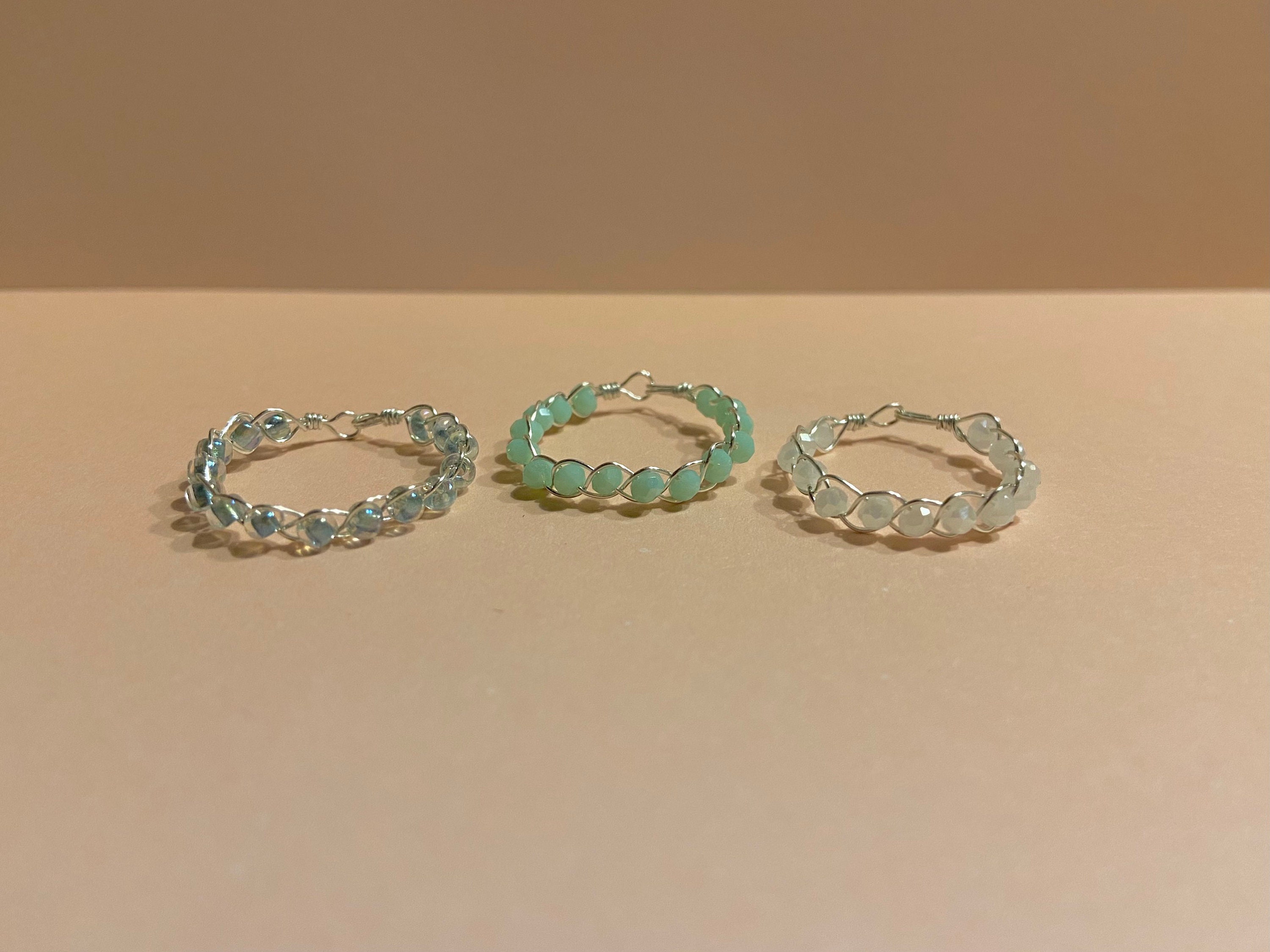 Braided Wire Bead Rings 2mm Braided Bead Rings Wire Wrap Etsy