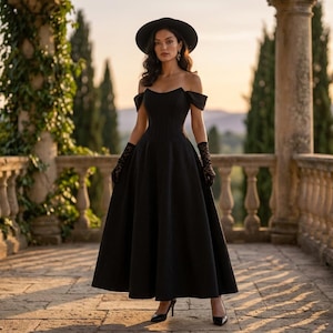 etsy corset dress Modest Corset Dress