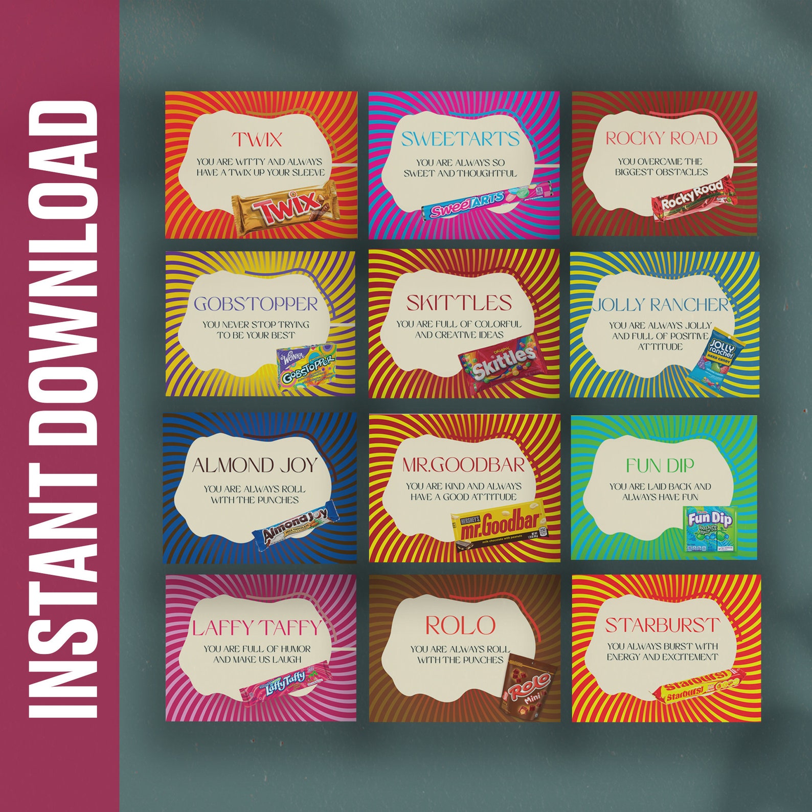 26 PRINTABLE Candy Bar Awards Award Ceremony Competition Etsy Italia