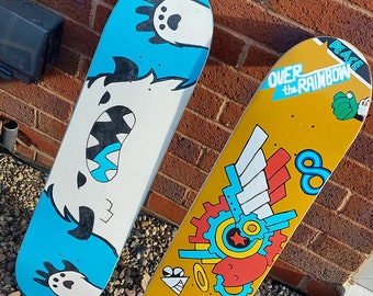 Reki Kyan y Langa Hasegawa tablas de skate México