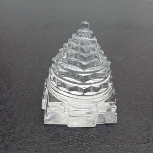 Crystal Shree Yantra / Sphatik shree yantra / Sphatik shri yantra / Quartz Crystal Shri Yantra / Vastu shree yantra / SHRI YANTRA