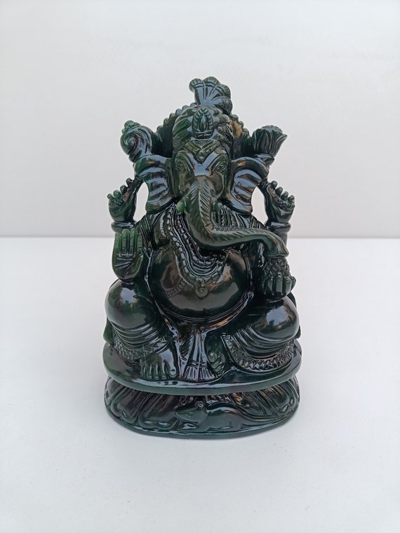 本翡翠　ガネーシャ　大型　736㌘ 本翡翠ガネーシャ大型736㌘