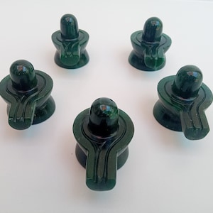Green Aventurine stone Shivling Gemstone Shivling Statue, Shivling figurine Lord Shiv Healing Crystal, Spiritual Shivling, Gemstone statues