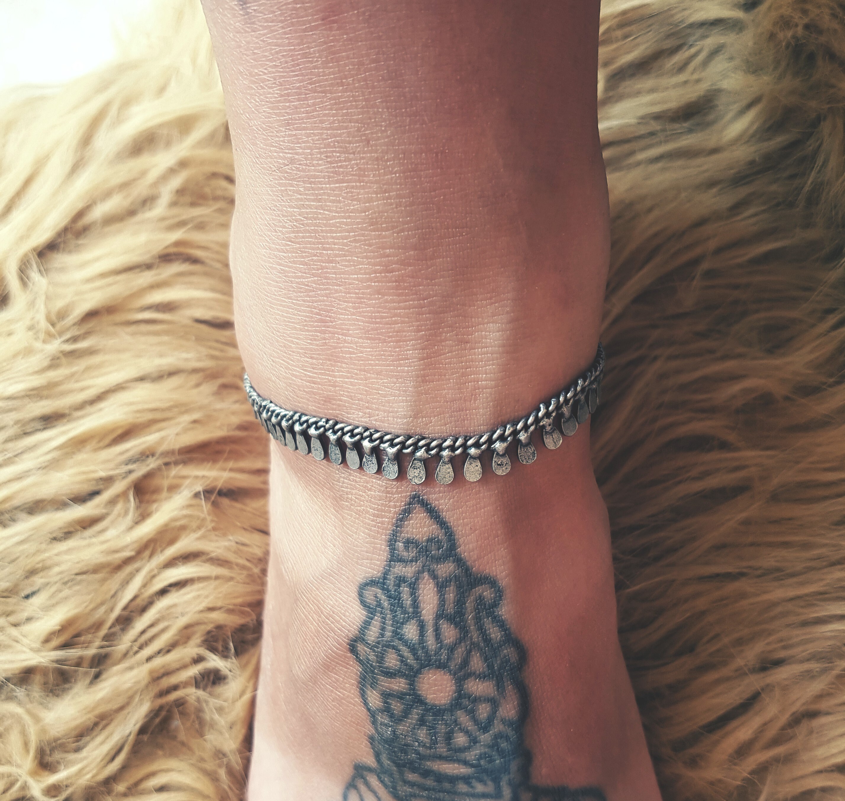 Rajasthani Silver Anklet Etsy