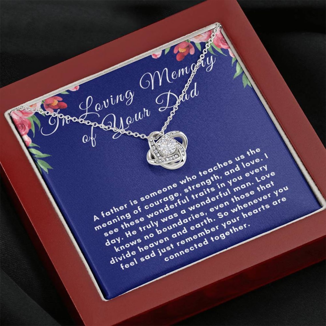 Sympathy gift for loss of father In loving memory condolence Etsy