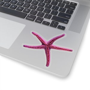 Pegatina de estrella de mar, animales oceánicos, decoración bajo el mar, regalos de fiesta de sirena imagen 4
