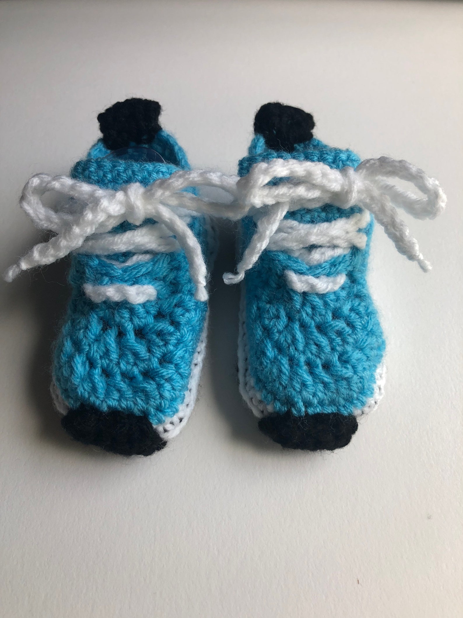 Crocheted Soft Baby Tennis Shoes Etsy