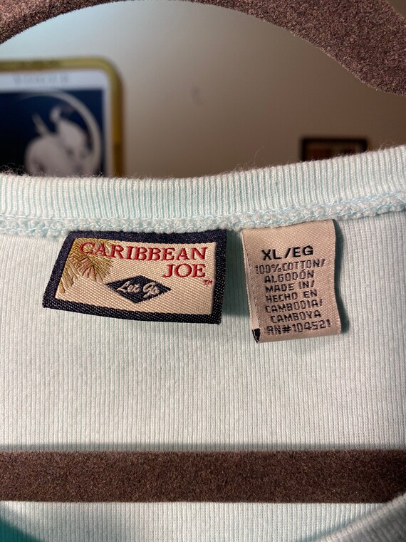 Caribbean Joe vintage cotton button-up - image 6