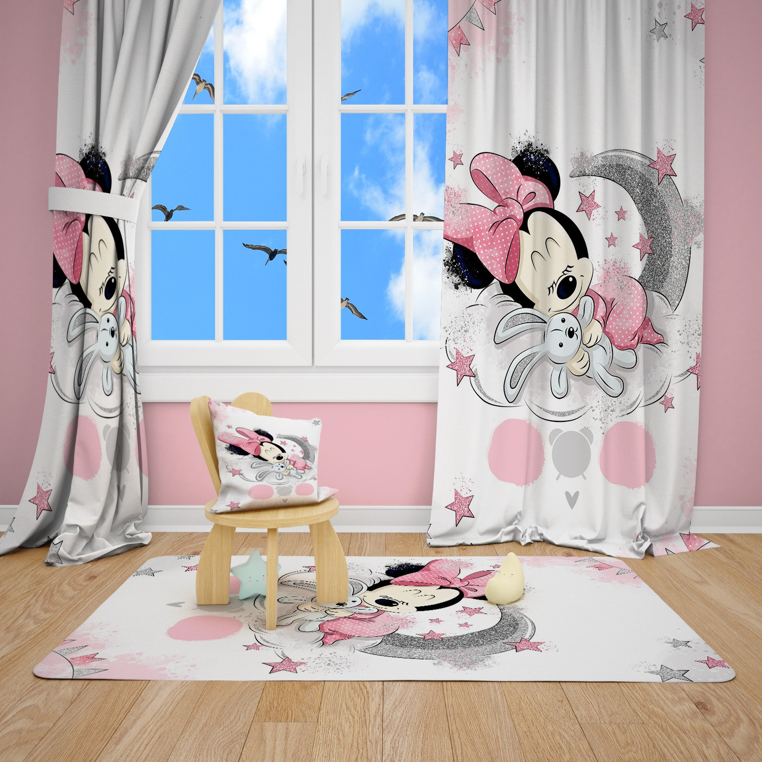 Discover Adorable Disney Room Rug, Disney Minnie Rug, Indoor Rug