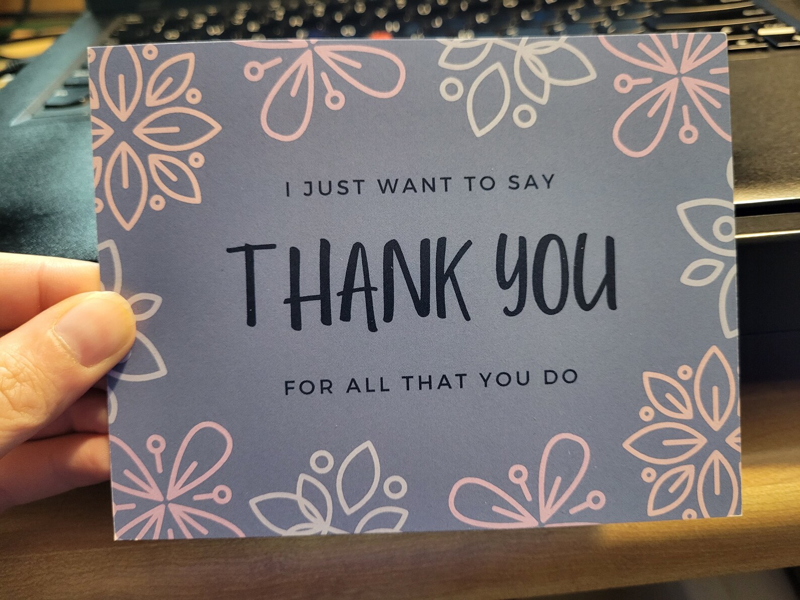 Thank you Postcards 5pack Etsy