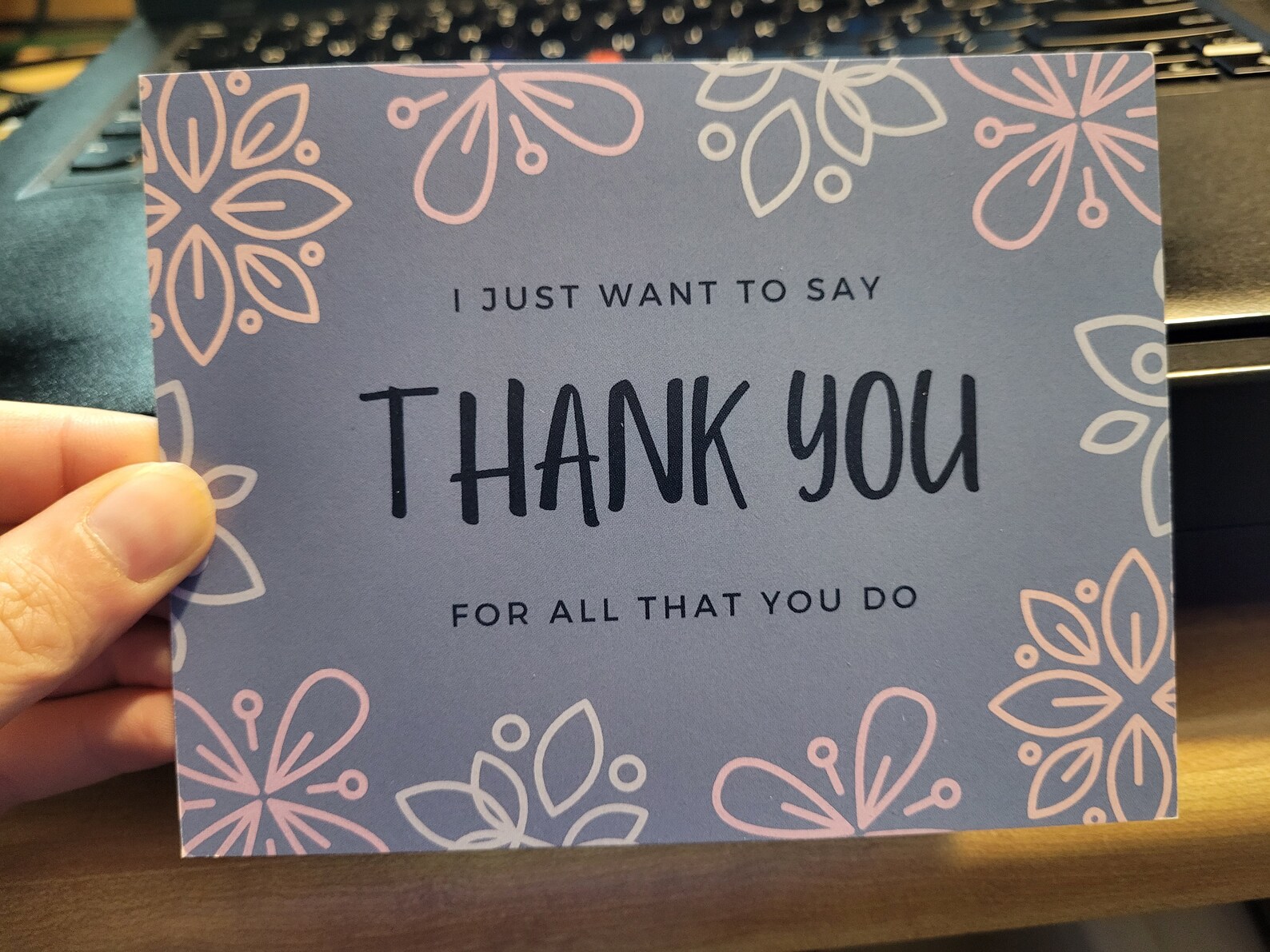 Thank you Postcards 5-pack | Etsy