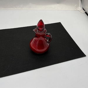 Avon Collectible, ruby red cruet bottle