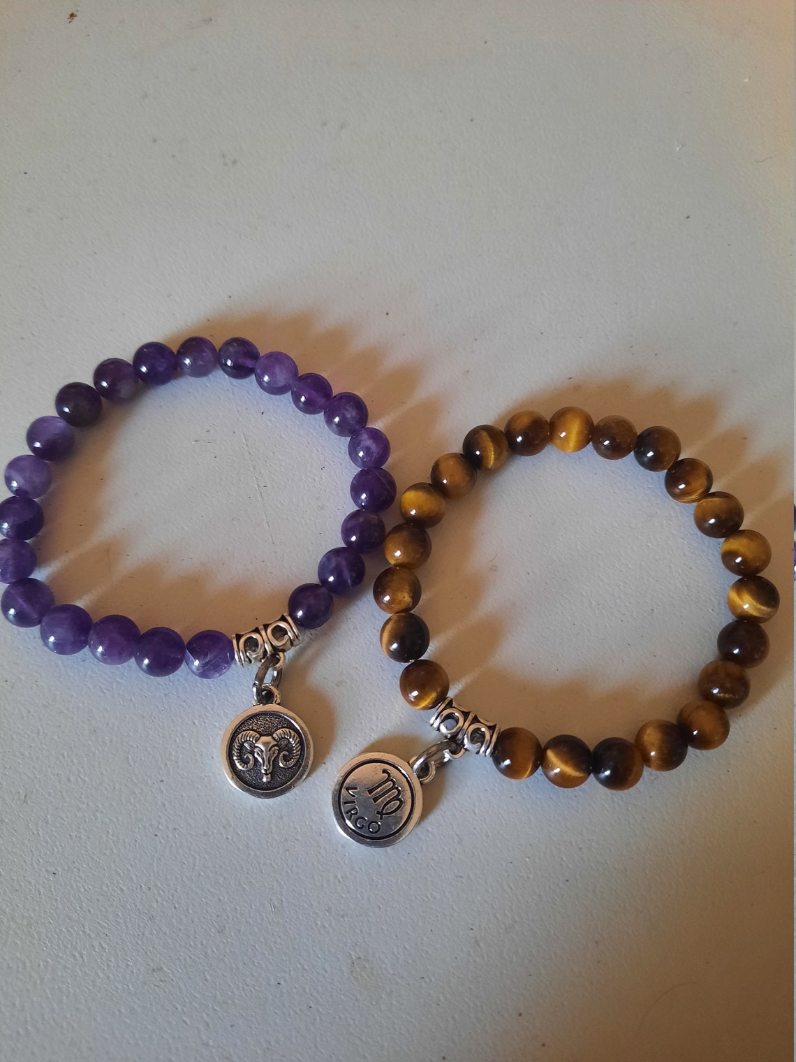 Stretch Bracelet with charm Etsy