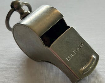 RARE 1940s A2 military Whistleホイスル Vintage 1940s Stamped