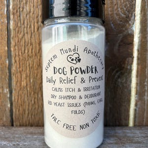 Dog Powder Soothing Daily Relief Itchy Skin Prevent Rid Yeast Issues Hot Spots
