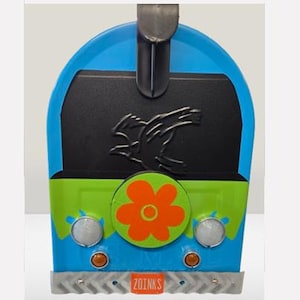 Mystery Machine Look-a-like Mailbox standard size (20&quot;L x 6.9&quot;W x8.8&quot;H) (no 2 will look alike)