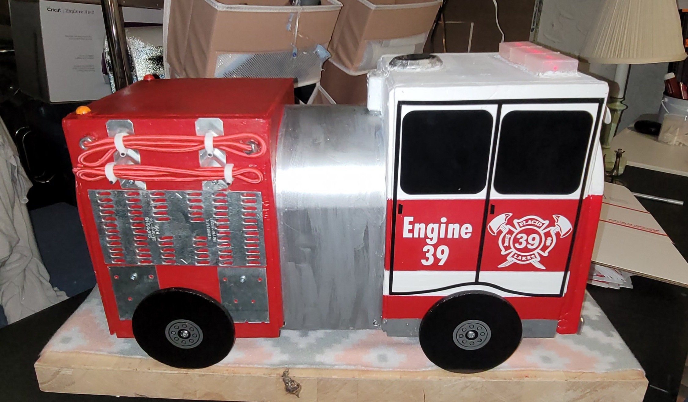 Custom Made Firetruck Mailbox Etsy