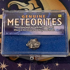 Genuine Meteorite in Case