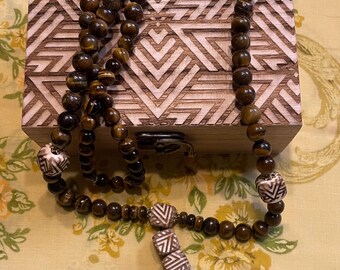 108 Bead Meditation Strand: Colorful with Guru Bead - Prayer and Mindfulness Beads
