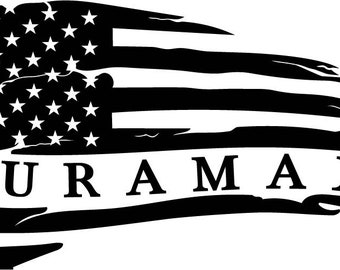 Duramax American Flag | Png | Svg | Pdf | Jpeg | Cut files