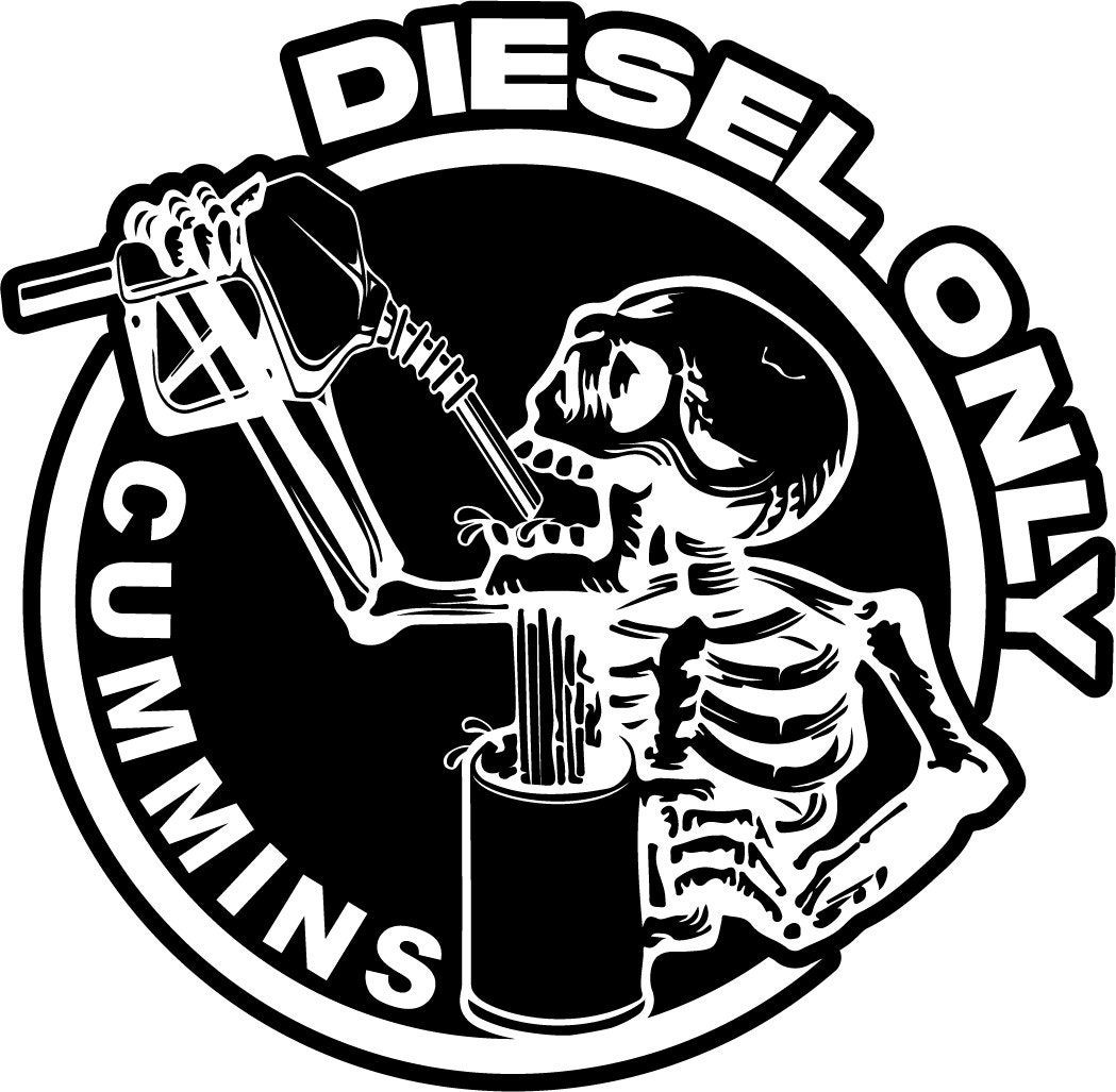 Cummins Diesel Only Png Svg Pdf Jpeg Cut Files Etsy UK