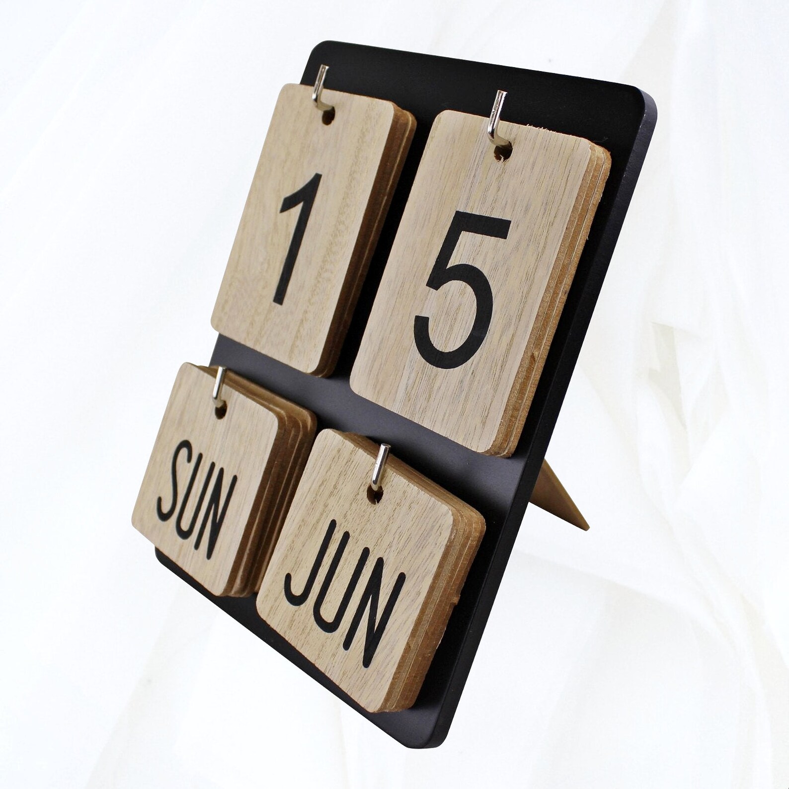 Calendrier Perpétuel Bois Maison Du Monde Calendrier perpétuel en bois autoportant de modèle de cadre de | Etsy