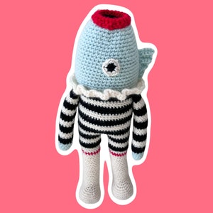 CUSTOM Handmade Clown-Fish Plushie