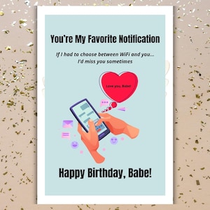 Carte d'anniversaire à imprimer, carte de joyeux anniversaire pour lui, carte d'anniversaire drôle, téléchargement immédiat, carte à imprimer à la maison, bricolage, carte numérique