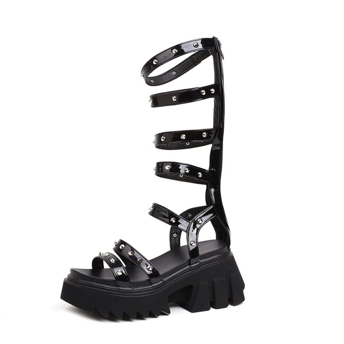 gladiator sandals 2 inch heels