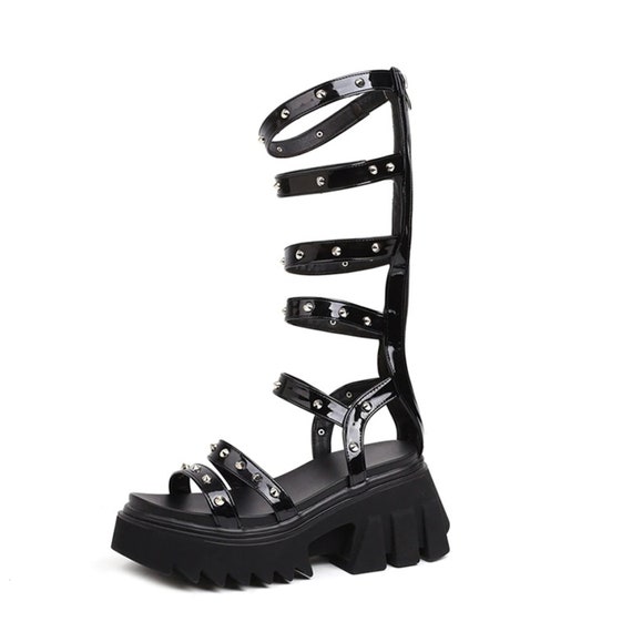 Gladiator Sandal Chunky Heel Gladiator 
