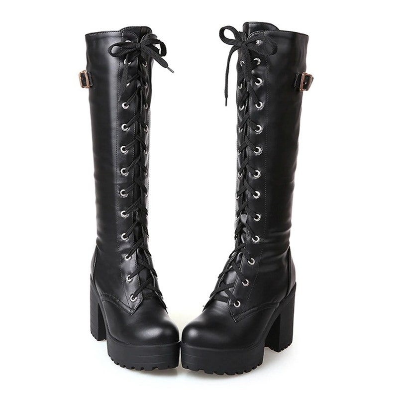 cheap goth platform shoes