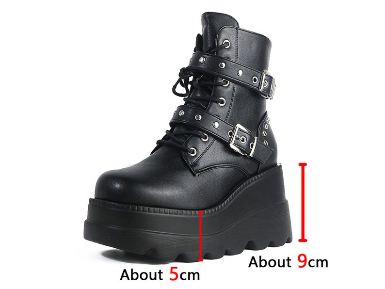 mens platform boots goth